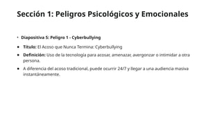 Los Peligros de las Redes Sociales en Menores.pptx