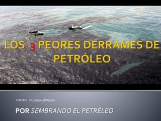 POR SEMBRANDO EL PETRÉLEO
FUENTE: http://goo.gl/D970iG
 