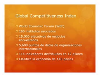 Los pilares de la competitividad | PDF