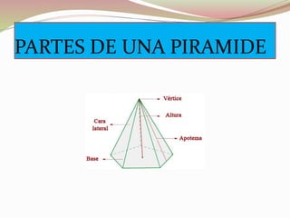 PARTES DE UNA PIRAMIDE
 