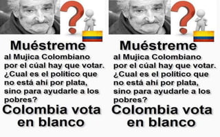 MIL RAZONES PARA VOTAR EN BLANCO