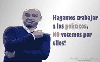 MIL RAZONES PARA VOTAR EN BLANCO