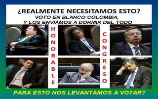 MIL RAZONES PARA VOTAR EN BLANCO