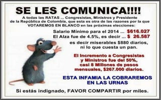 MIL RAZONES PARA VOTAR EN BLANCO