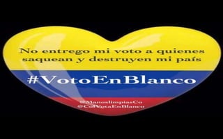 MIL RAZONES PARA VOTAR EN BLANCO