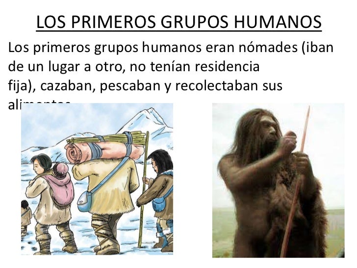 Los primeros grupos humanos