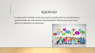 Los principios de la calidad educativa | PPTX