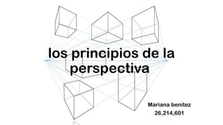 los principios de la
perspectiva
los principios de la
perspectiva
Mariana benitez
26,214,601
 