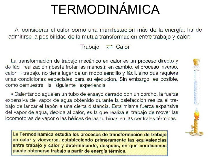 Los Principios De La TermodináMica Tema 8