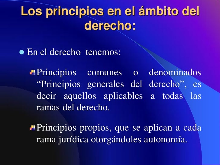Los principios del derecho laboral