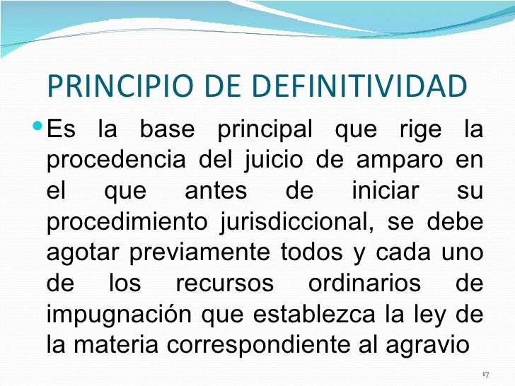 Los principios rectores del amparo - Dr. Francisco Xavier García Jimé…