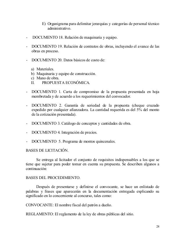 Los procesos de construccion