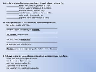 Los pronombres | PPTX