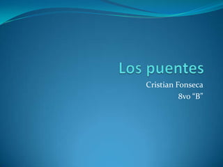 Cristian Fonseca
8vo “B”
 