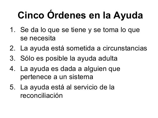 Los órdenes de la ayuda José Brunello
