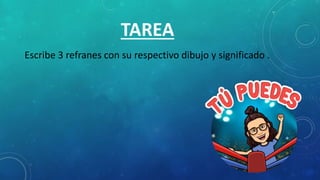 Los refranes | PPTX