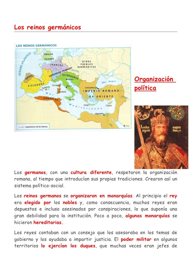 Los reinos germánicos