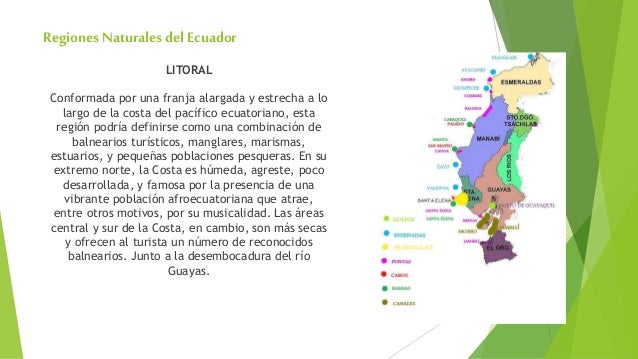 Los Relieves Suelos Y Regiones Naturales Del Ecuador