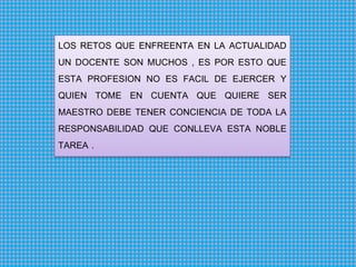 Los retos del trabajo docente en el aula | PDF