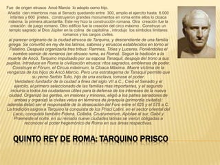 Cuarto Reyes En Roma Los reyes de roma pamela | PPTX