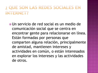 Los riesgos de las redes sociales en internet | PPTX