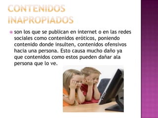Los riesgos de las redes sociales en internet | PPTX