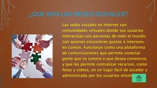Los riesgos de las redes sociales en internet | PPTX