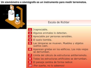 Un sismómetro o sismógrafo es un instrumento para medir terremotos.
 