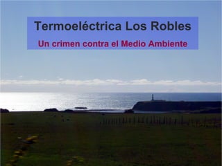 Termoeléctrica Los Robles Un crimen contra el Medio Ambiente 