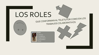 LOS ROLES
Roles
• 1.Técnica
• 2. Académica
• 3.Organizativa
• 4.Orientadora
• Social
 