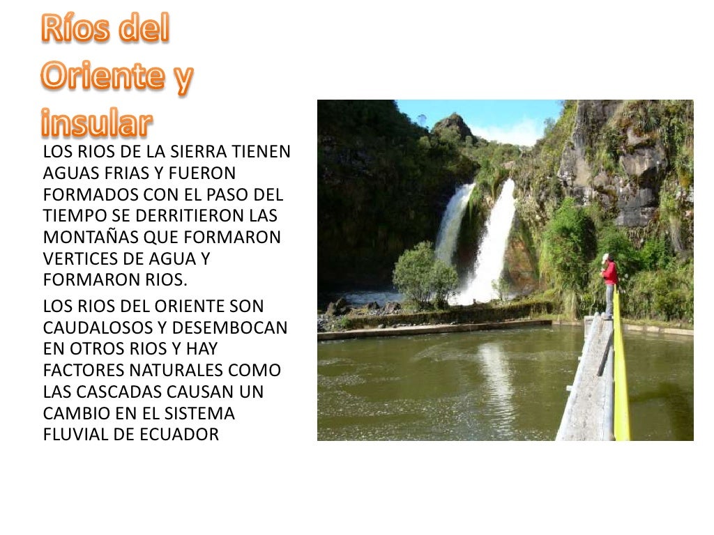 Los ríos del ecuador
