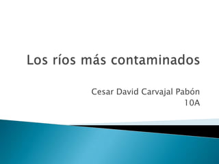 Cesar David Carvajal Pabón
10A

 