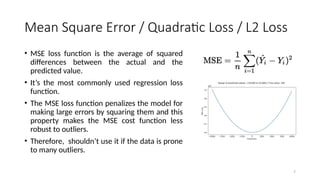 Loss function in machine learning .pptx