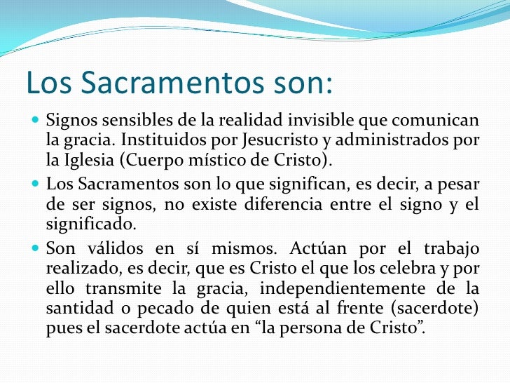 Para Que Sirven Los Sacramentos Para Niños Niños Creativos