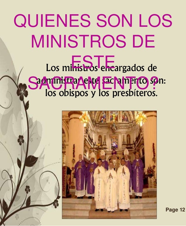 Los sacramentos de curacion espiritual