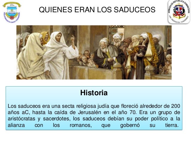 Los saduceos