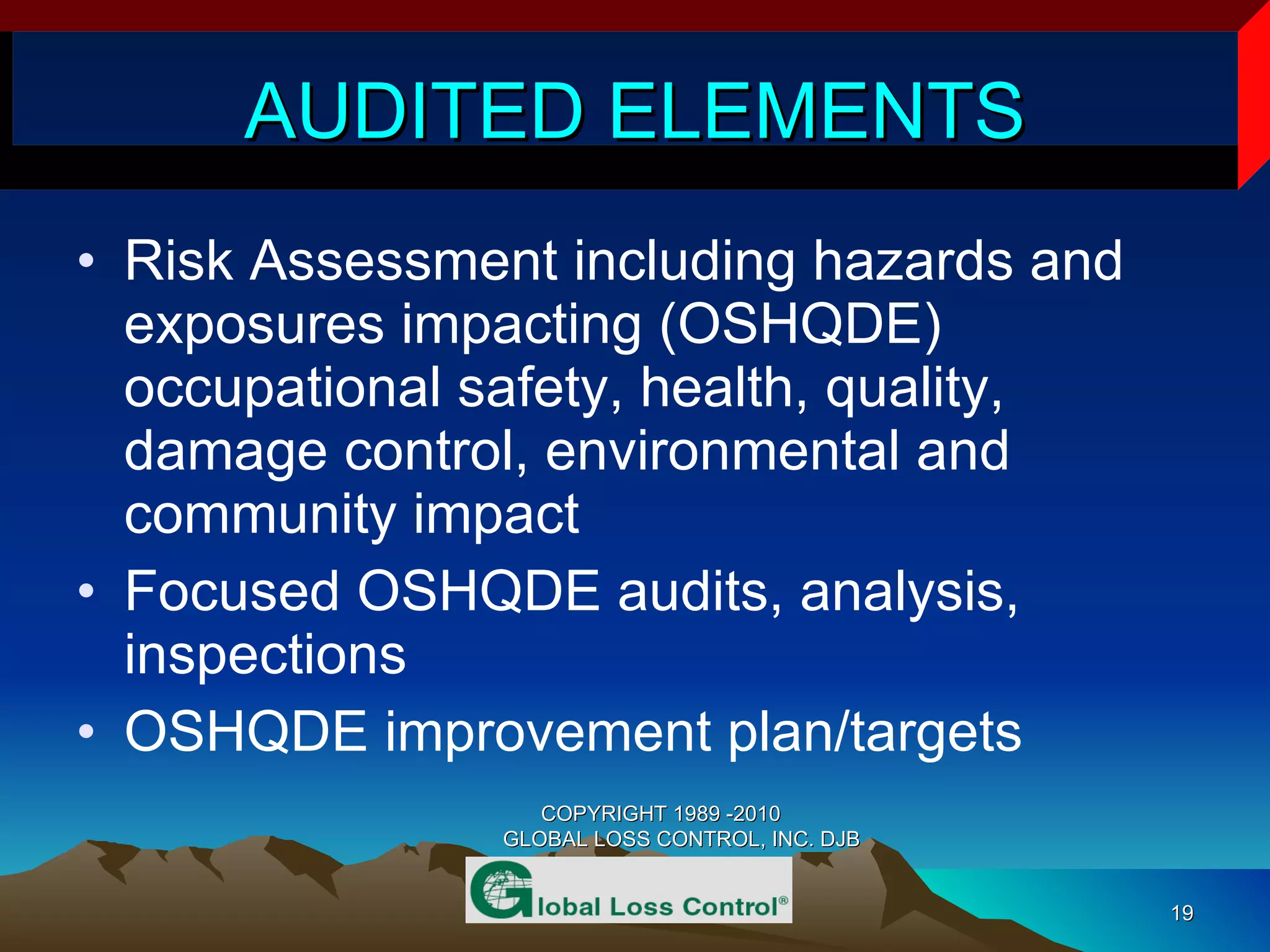 Loss Control Program Fundamentals | PPT