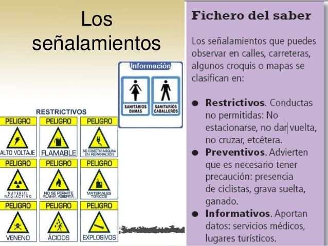 Los señalamientos