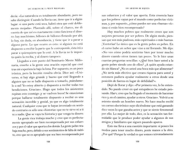 Los Secretos De La Mente Millonaria T Harv Eker