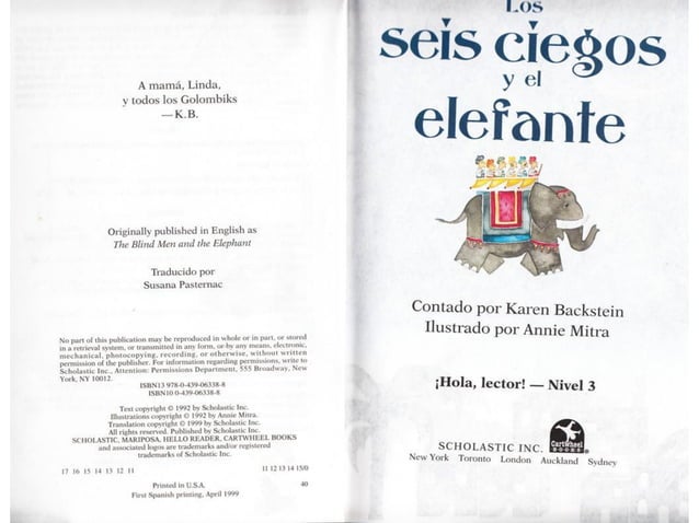 Los seis ciegos y el elefante