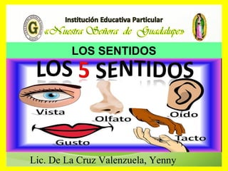 Lic. De La Cruz Valenzuela, Yenny
LOS SENTIDOS
 