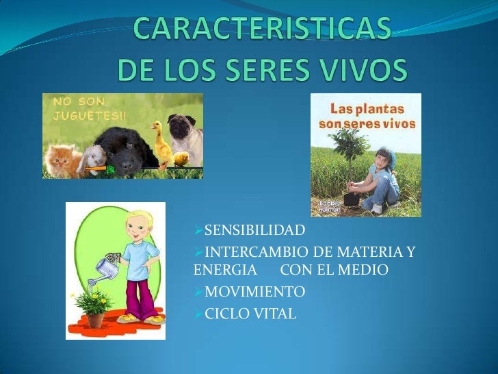 Los seres vivos ppt