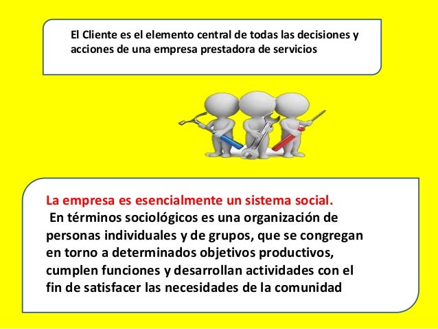 Los servicios y su naturaleza.