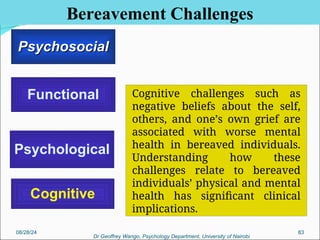 Negative Personal Experiences Examples Loss, Grief and Bereavement Coping with Loss and Grief.ppt