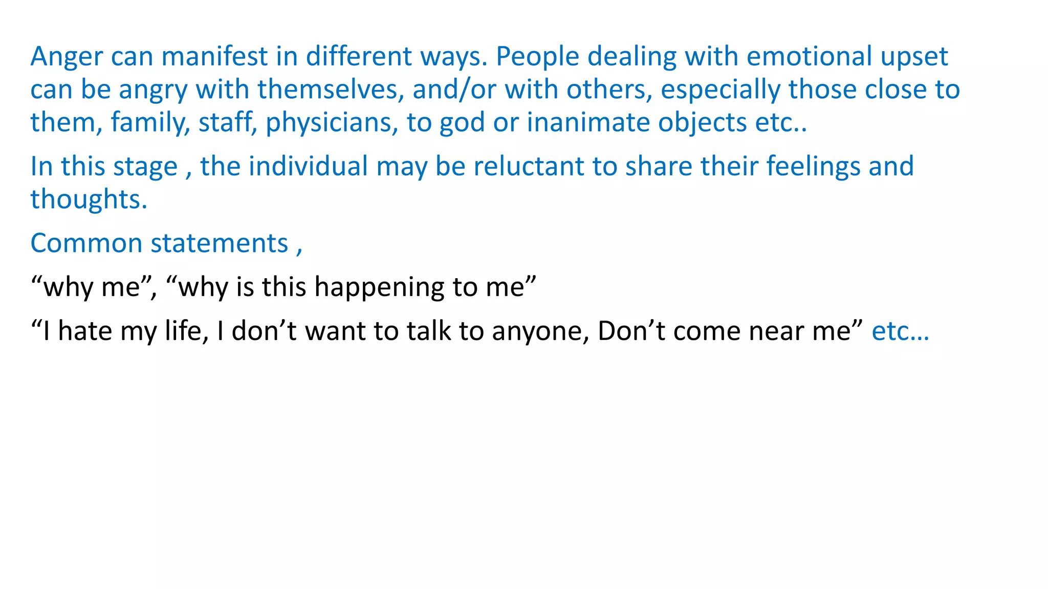 Loss,Grief & Stages of grief | PPT