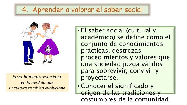 Los siete aprendizajes básicos para la convivencia