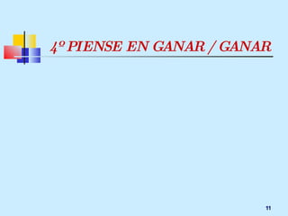 4º PIENSE EN GANAR / GANAR 
