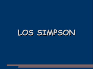 LOS SIMPSON 