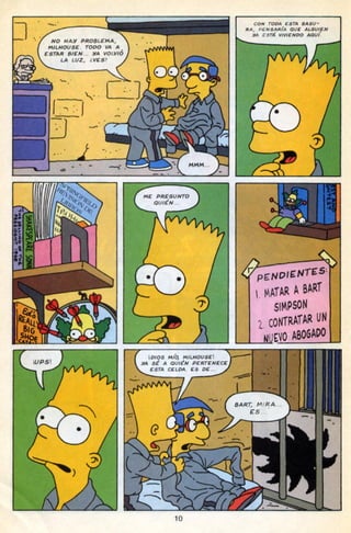 LOS SIMPSONS Número 2   El astuto Bart COMIC