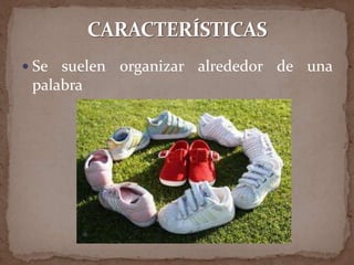  Se suelen organizar alrededor de una
 palabra
 